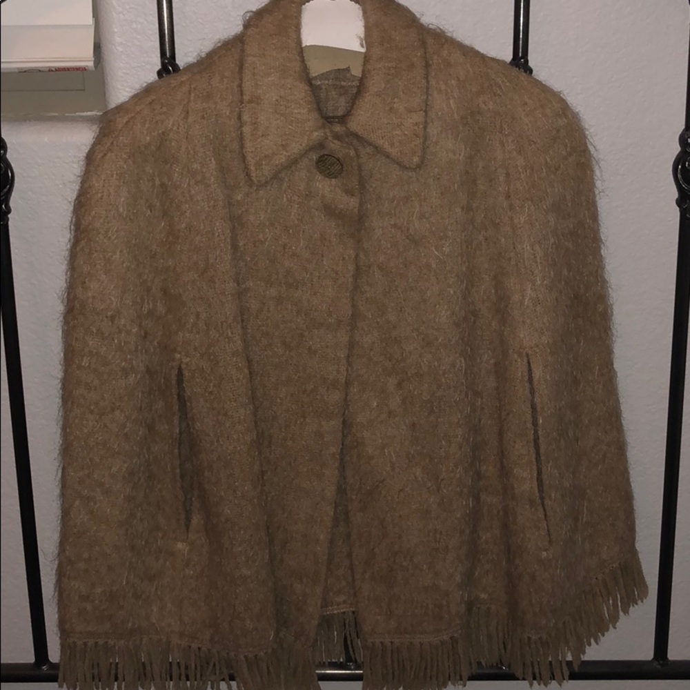 Andrew Stewart Mohair/Wool Poncho